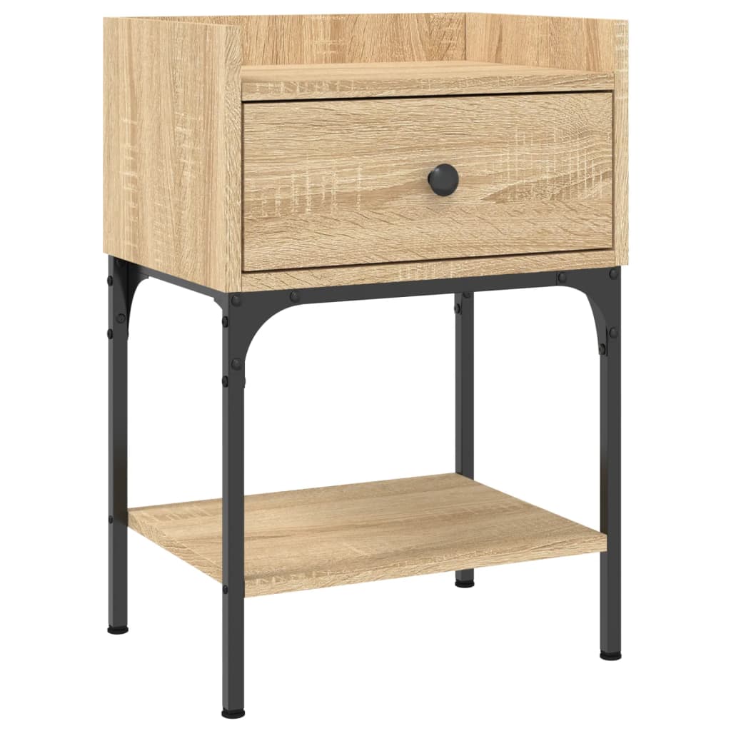 Tables de chevet 2pcs chêne sonoma 40,5x31x60cm bois ingénierie