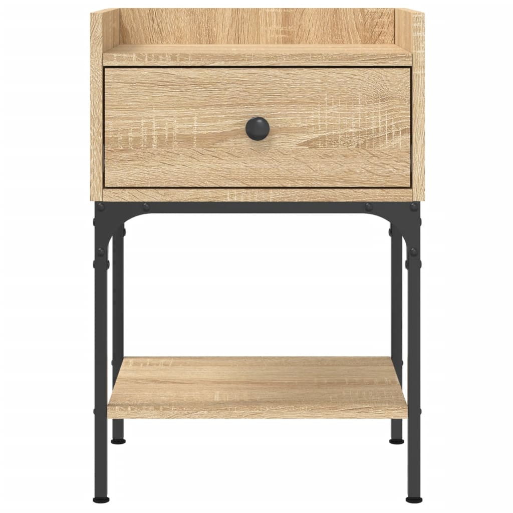 Tables de chevet 2pcs chêne sonoma 40,5x31x60cm bois ingénierie