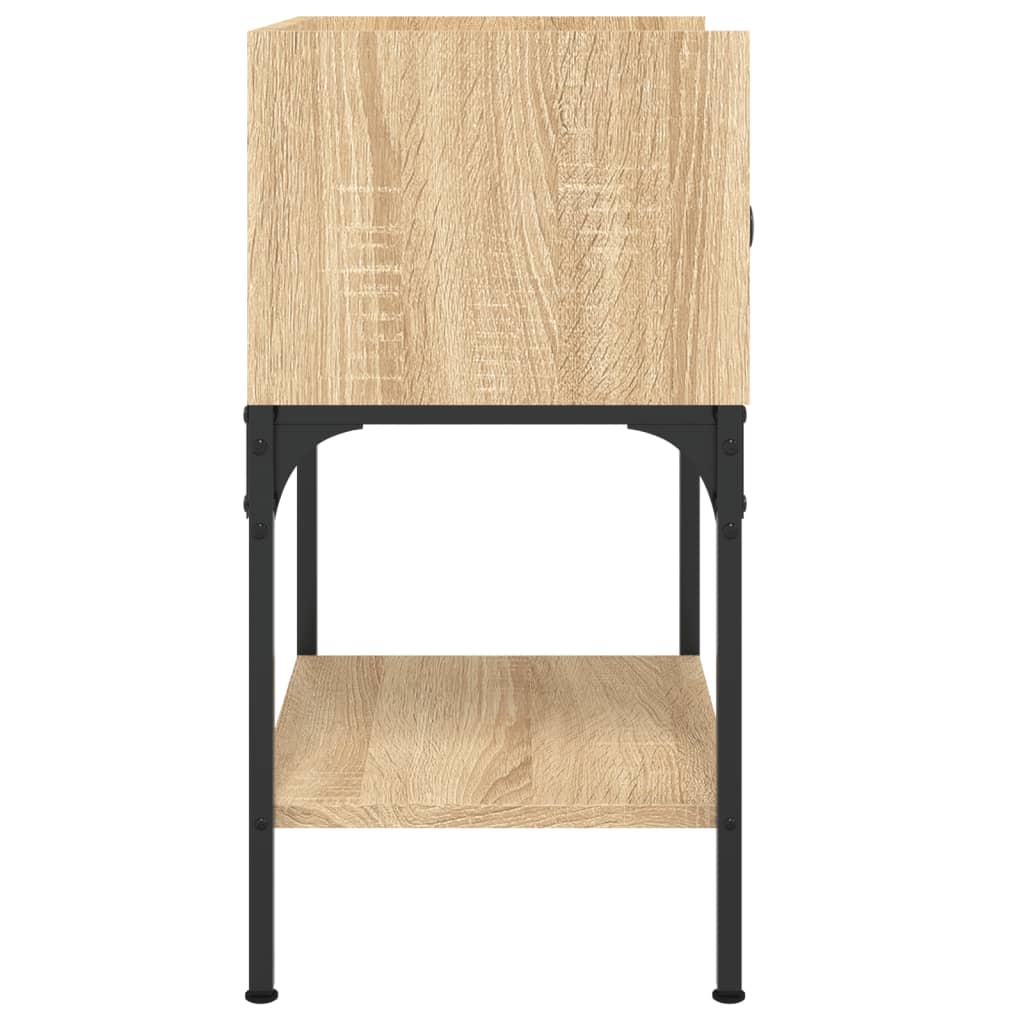 Tables de chevet 2pcs chêne sonoma 40,5x31x60cm bois ingénierie