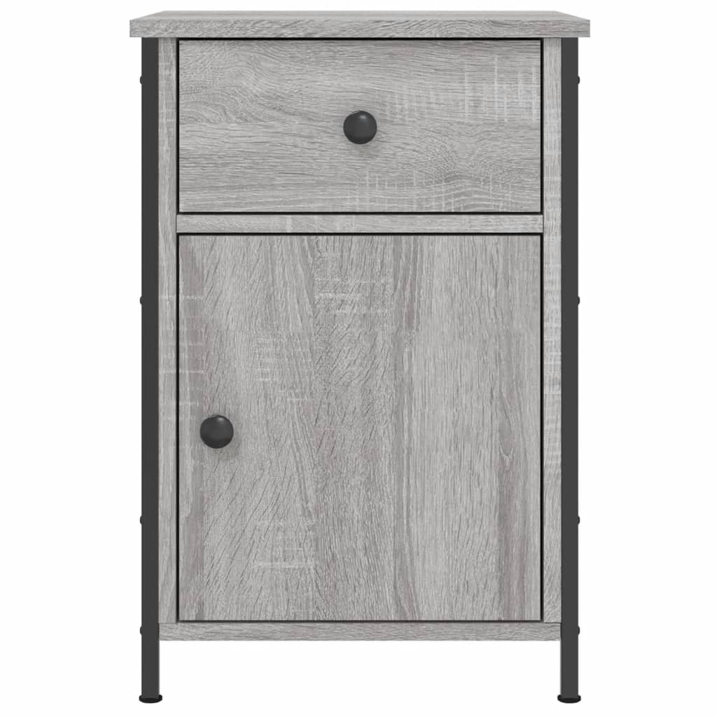 Table de chevet sonoma gris 40x42x60 cm bois d'ingénierie - XIOS