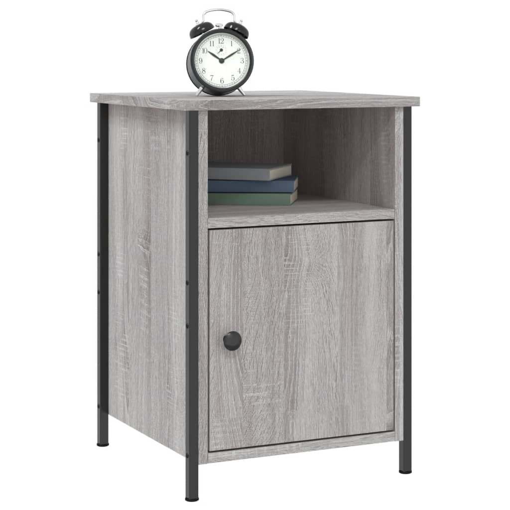 Tables de chevet 2 pcs sonoma gris 40x42x60cm bois d'ingénierie - XIOS