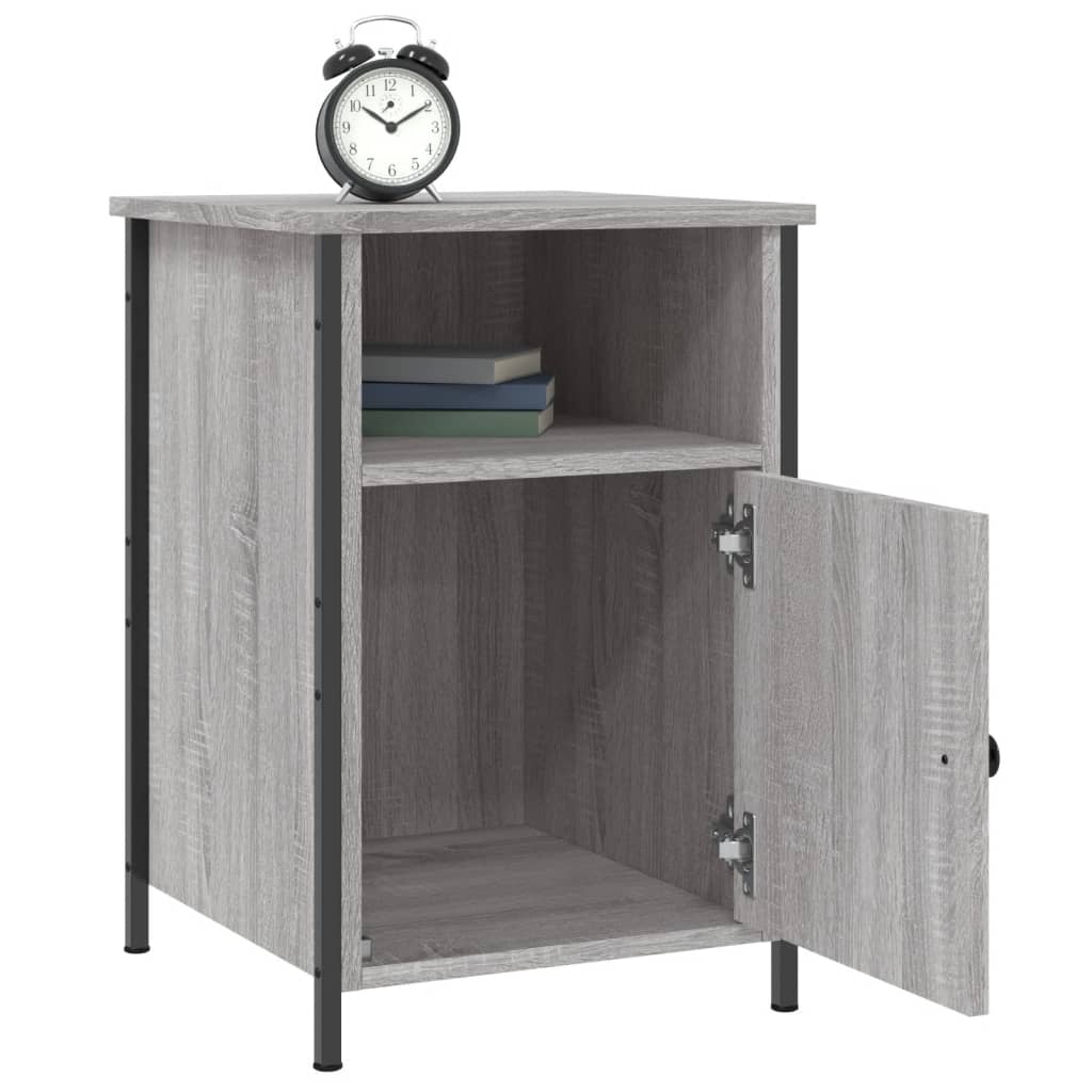 Tables de chevet 2 pcs sonoma gris 40x42x60cm bois d'ingénierie - XIOS