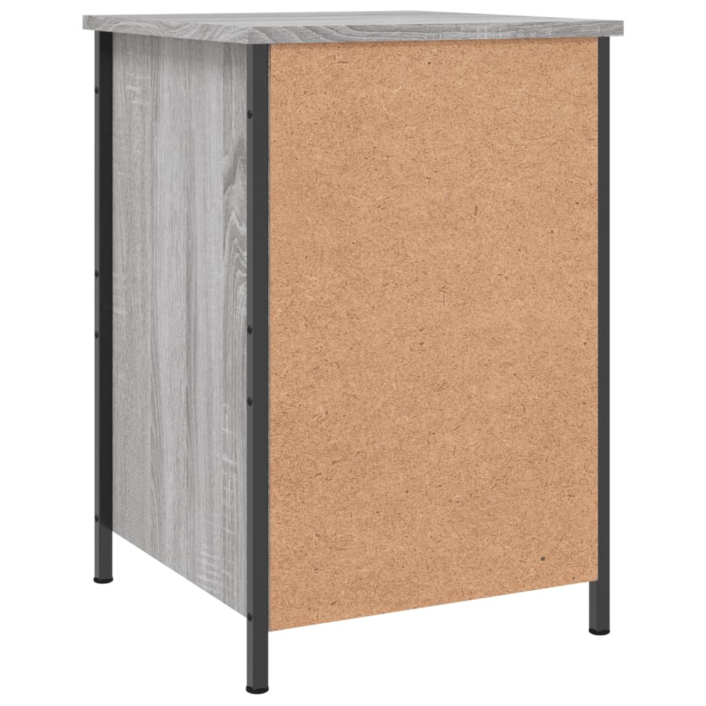 Tables de chevet 2 pcs sonoma gris 40x42x60cm bois d'ingénierie - XIOS