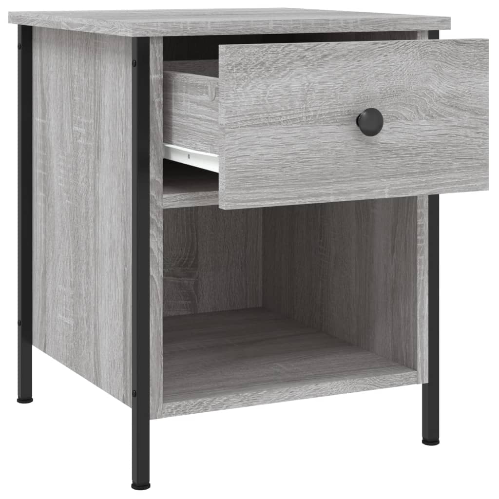 Table de chevet sonoma gris 40x42x50 cm bois d'ingénierie - XIOS