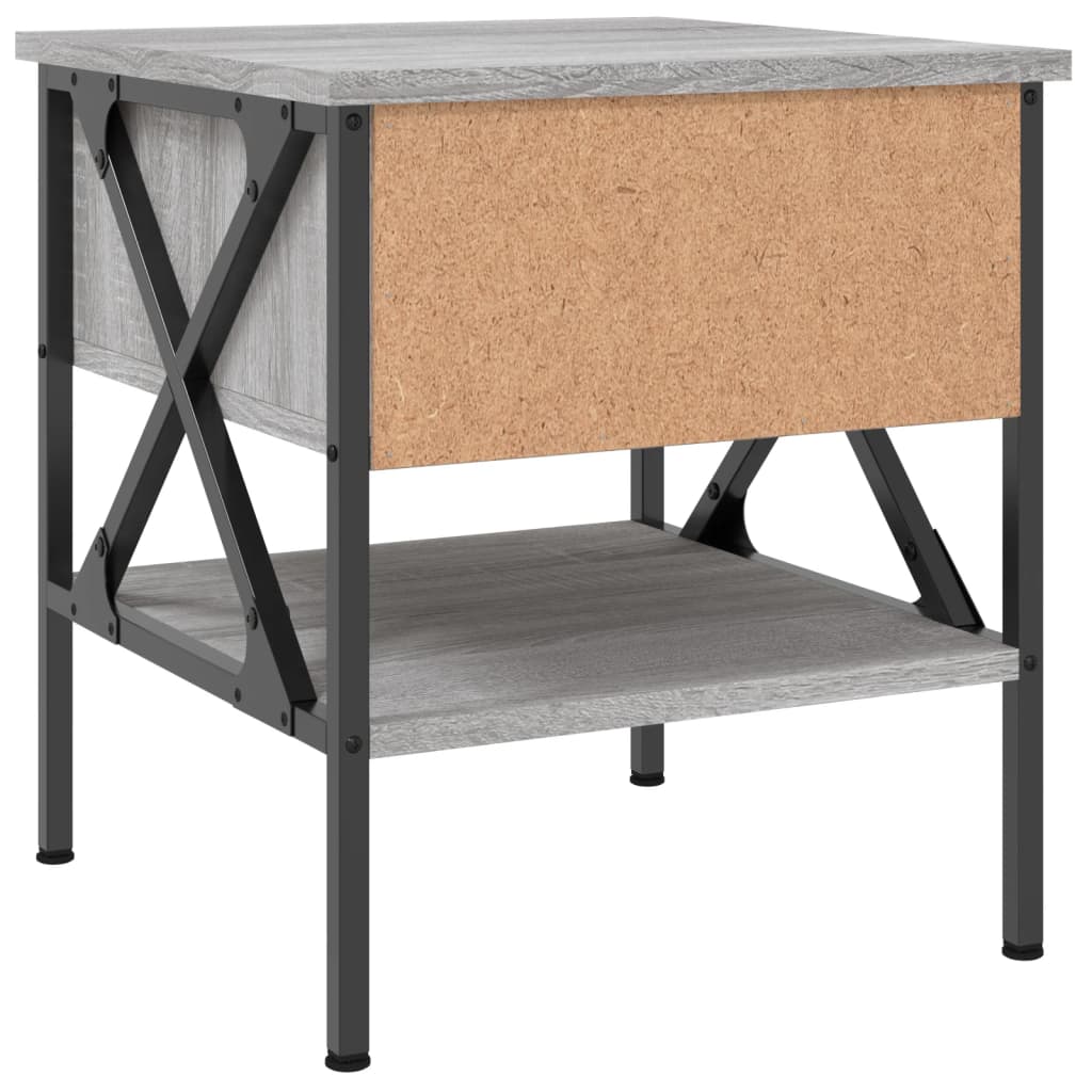 Tables de chevet 2 pcs sonoma gris 40x42x45 cm bois ingénierie - XIOS