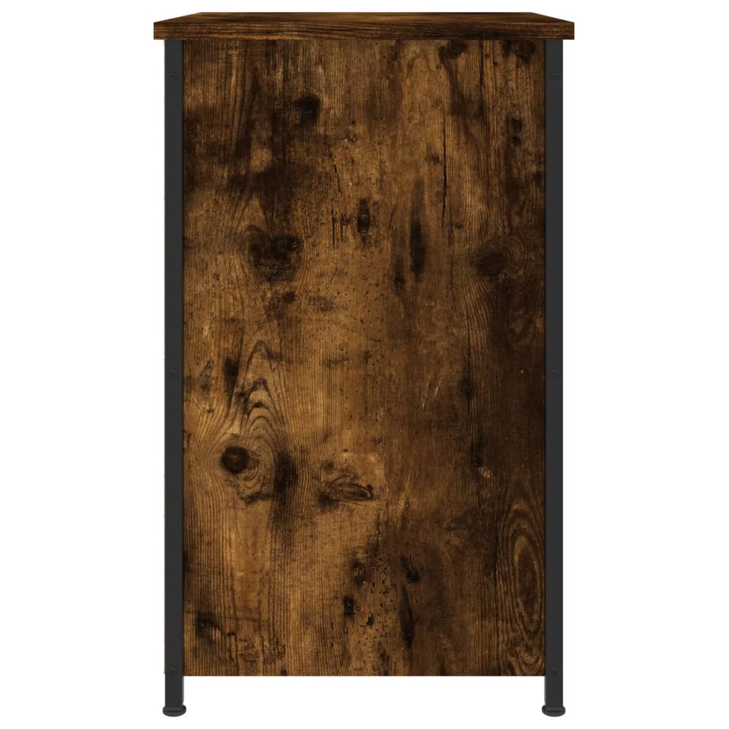 Tables de chevet 2 pcs chêne fumé 40x36x60 cm bois d’ingénierie - XIOS
