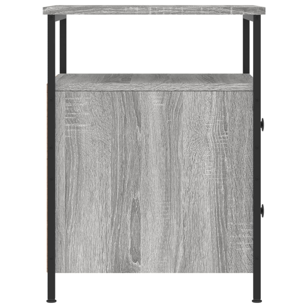 Tables de chevet 2 pcs sonoma gris 44x45x60cm bois d'ingénierie - XIOS