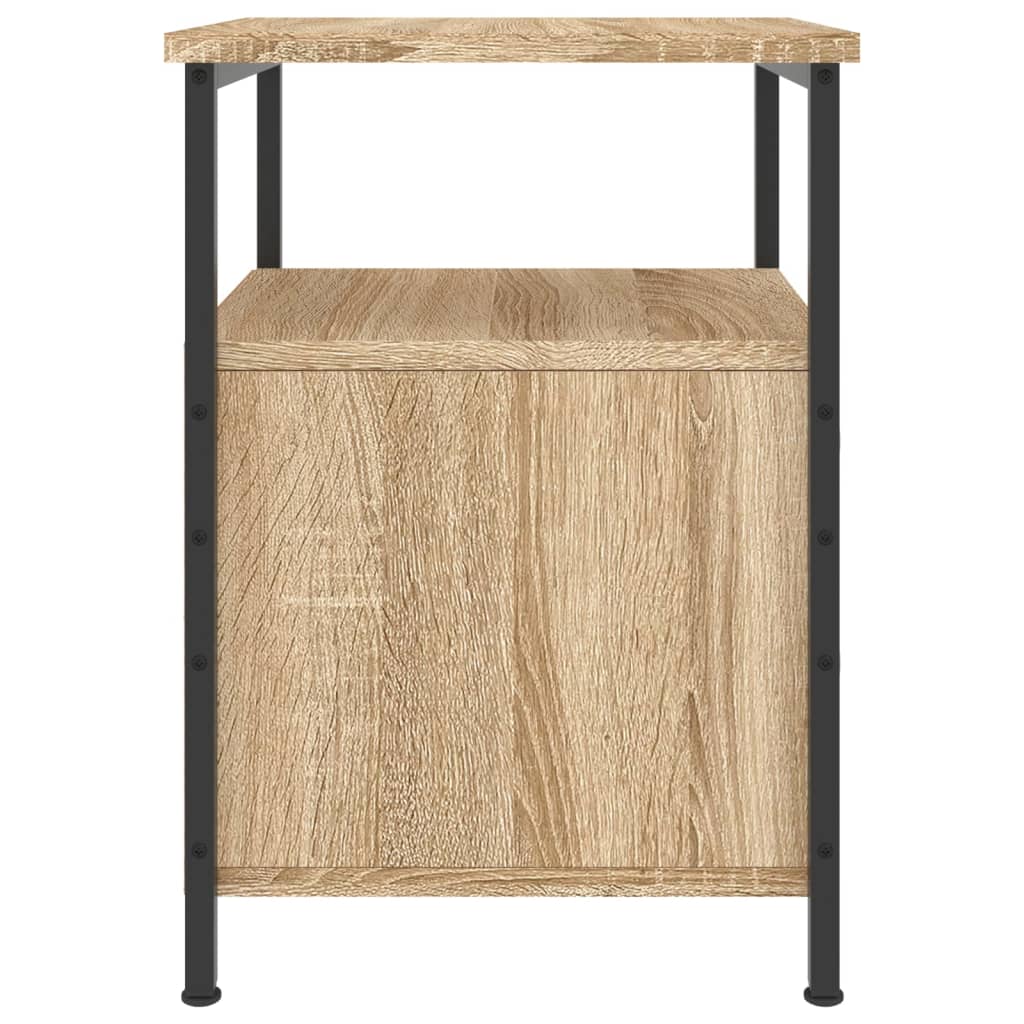 Tables de chevet 2pcs chêne sonoma 34x35,5x50cm bois ingénierie - XIOS