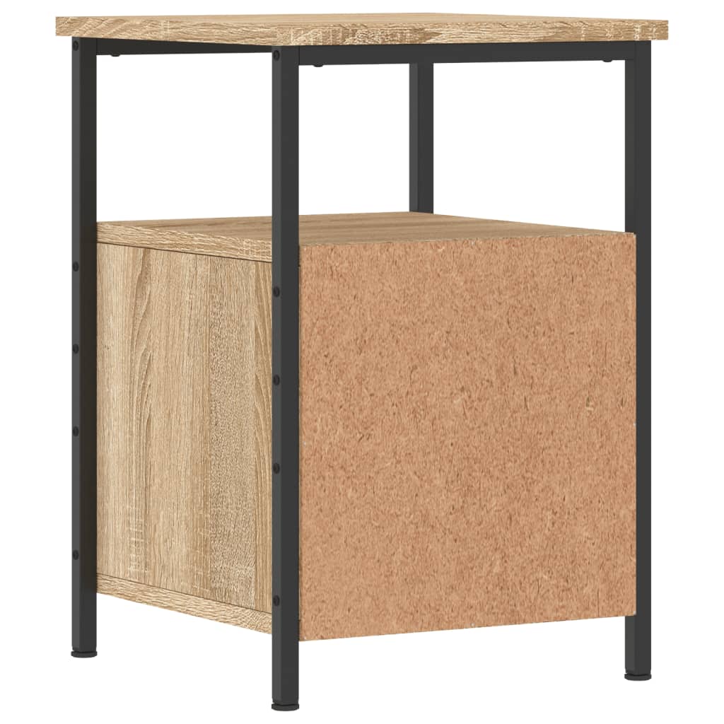 Tables de chevet 2pcs chêne sonoma 34x35,5x50cm bois ingénierie - XIOS