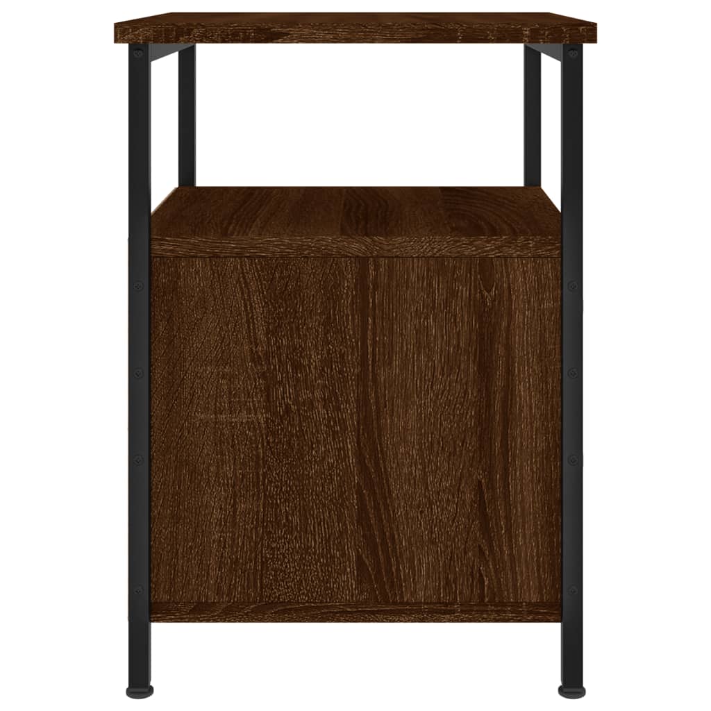 Tables de chevet 2pcs chêne marron 34x35,5x50cm bois ingénierie - XIOS