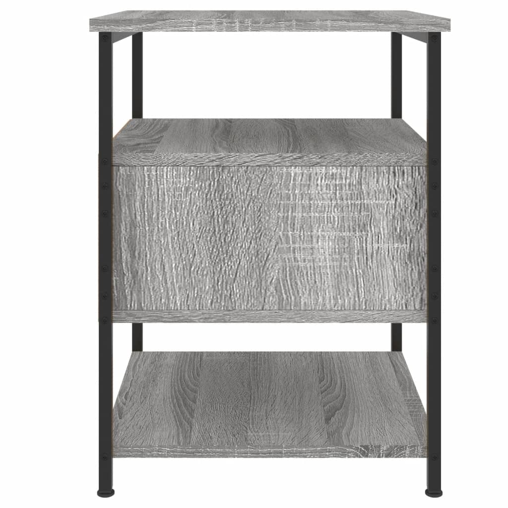 Table de chevet sonoma gris 40x42x56 cm bois d'ingénierie - XIOS