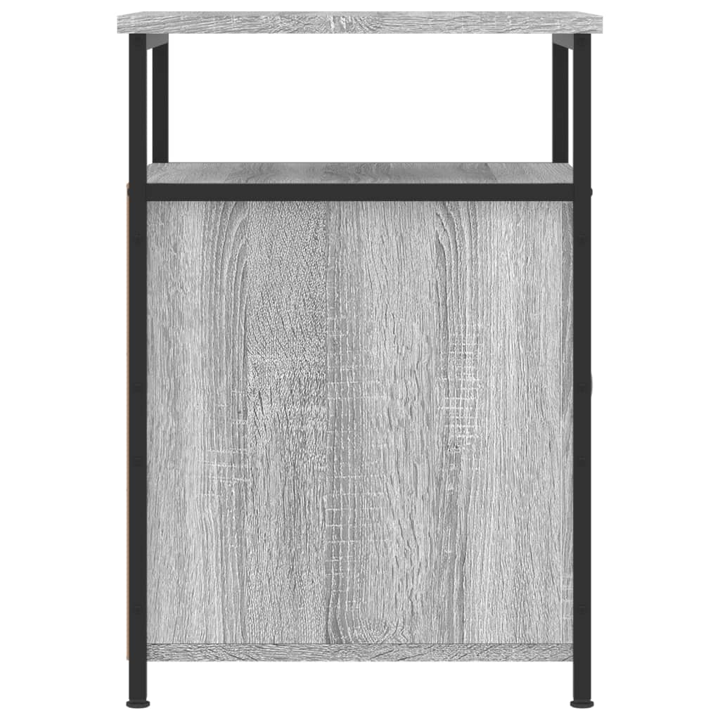 Table de chevet sonoma gris 40x42x60 cm bois d'ingénierie - XIOS