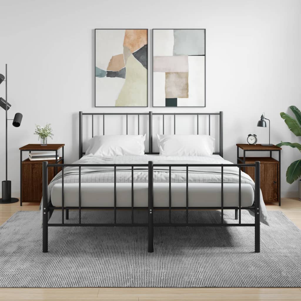 Tables de chevet 2pcs Chêne marron 40x42x60cm Bois d'ingénierie - XIOS