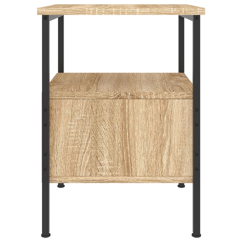 Table de chevet chêne sonoma 34x36x50 cm bois d'ingénierie - XIOS