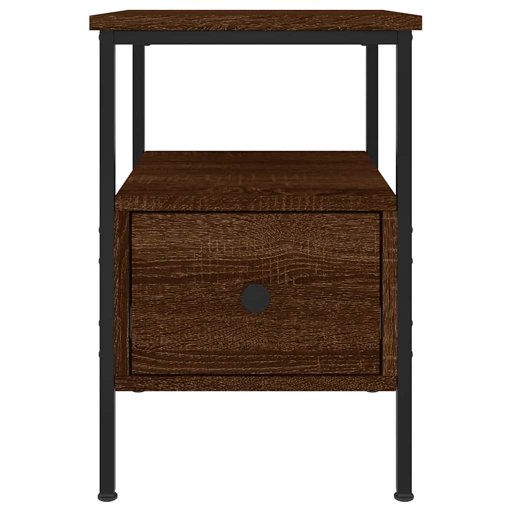 Tables de chevet 2 pcs chêne marron 34x36x50 cm bois ingénierie - XIOS
