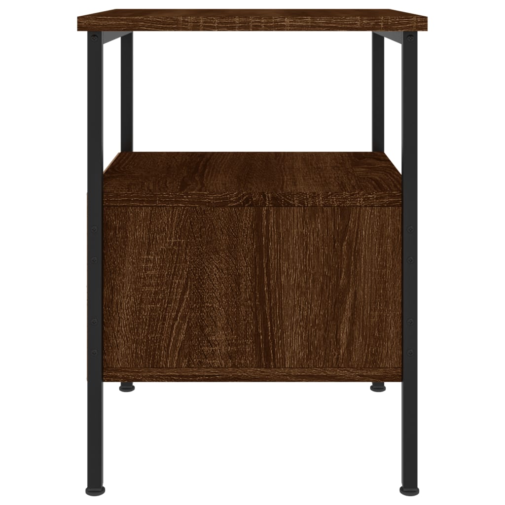 Tables de chevet 2 pcs chêne marron 34x36x50 cm bois ingénierie - XIOS