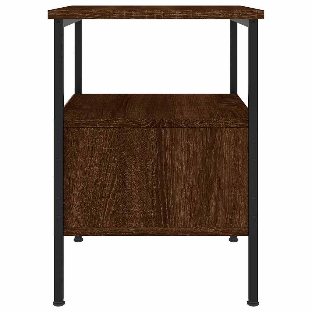 Tables de chevet 2 pcs chêne marron 34x36x50 cm bois ingénierie - XIOS
