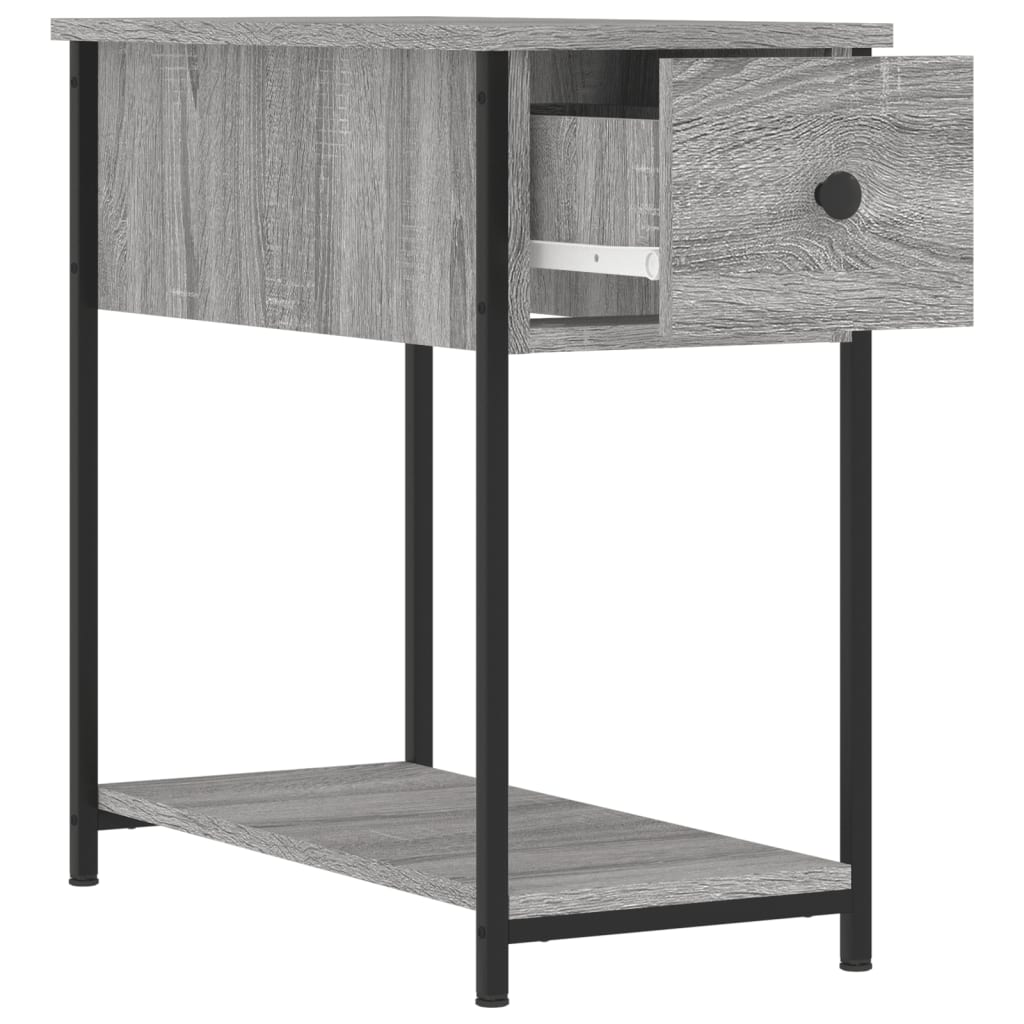 Tables de chevet 2 pcs sonoma gris 30x60x60cm bois d'ingénierie - XIOS