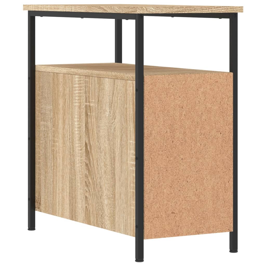 Table de chevet chêne sonoma 30x60x60 cm bois d'ingénierie - XIOS
