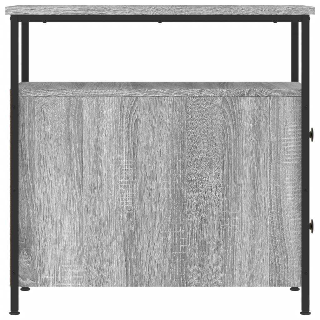 Table de chevet sonoma gris 30x60x60 cm bois d'ingénierie - XIOS
