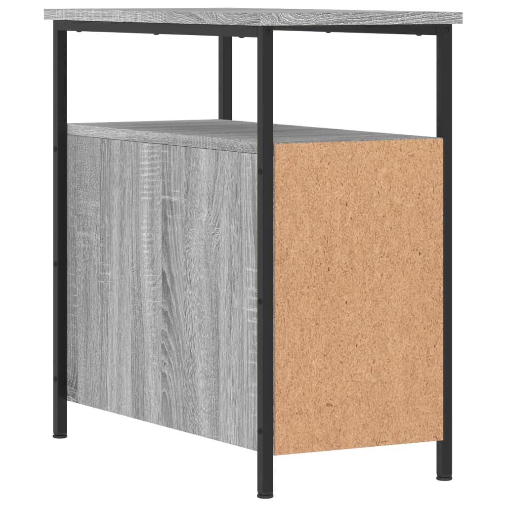 Table de chevet sonoma gris 30x60x60 cm bois d'ingénierie - XIOS