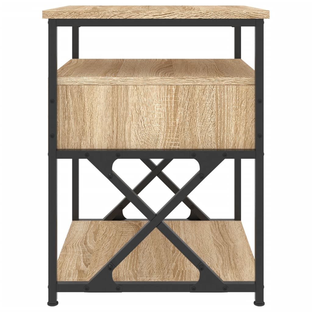 Table de chevet chêne sonoma 40x42x55 cm bois d'ingénierie - XIOS