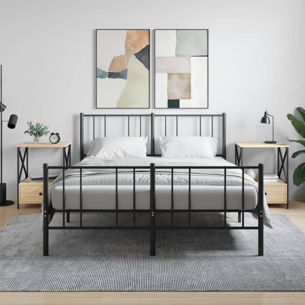 Tables de chevet 2 pcs chêne sonoma 50x41x65 cm bois ingénierie - XIOS