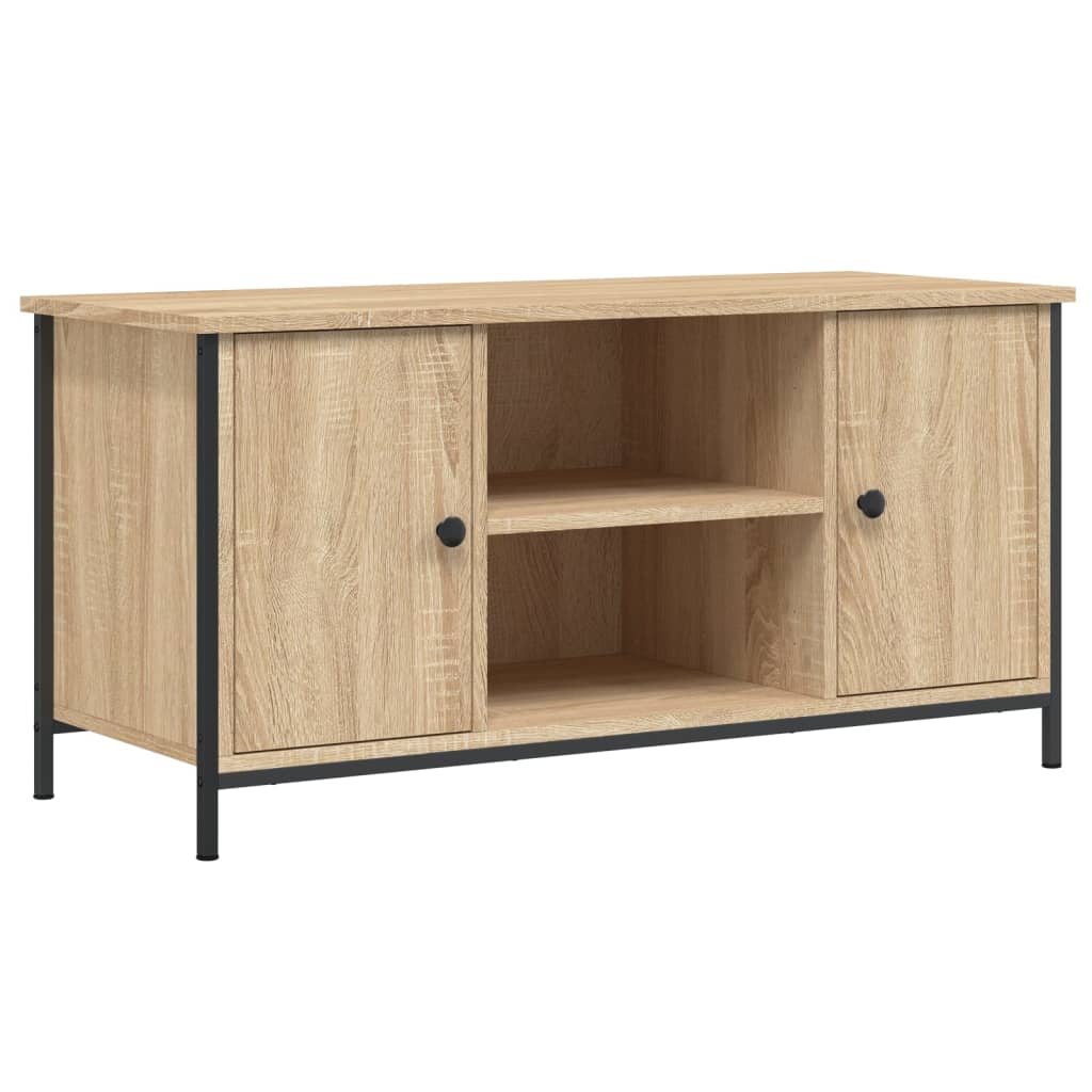 Meuble TV Chêne sonoma 100x40x50 cm Bois d'ingénierie - XIOS