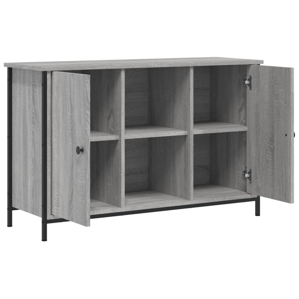 Meuble TV sonoma gris 100x35x65 cm bois d'ingénierie - XIOS