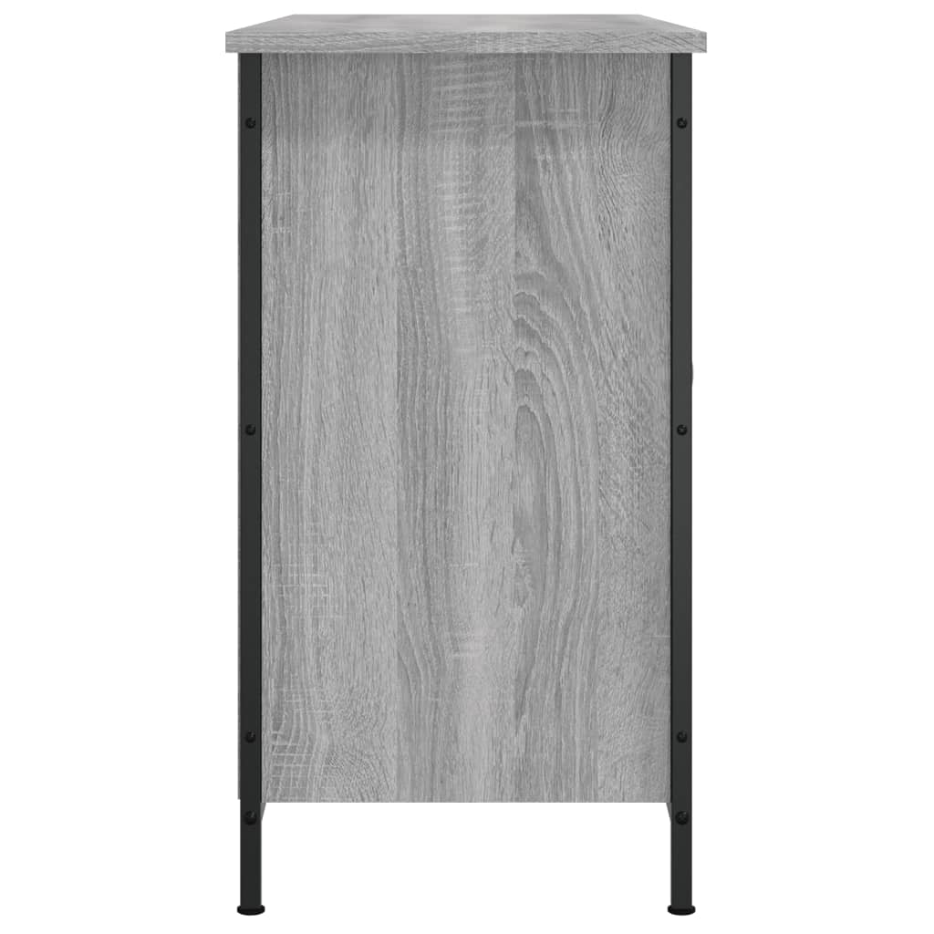 Meuble TV sonoma gris 100x35x65 cm bois d'ingénierie - XIOS