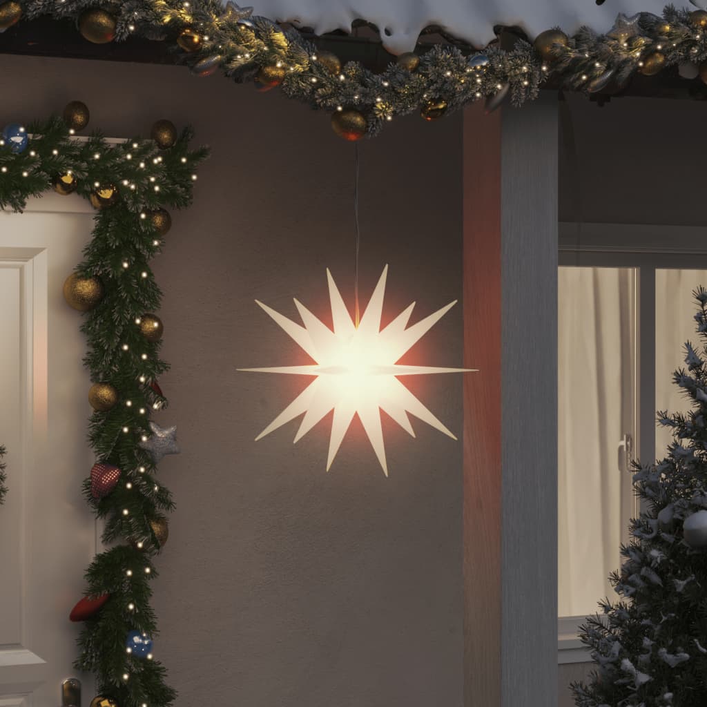 Lumières de Noël avec LED 3 pcs pliable blanc 43 cm - XIOS