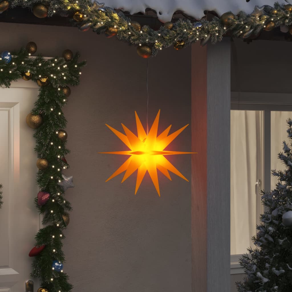 Lumières de Noël avec LED 3 pcs pliable jaune 43 cm - XIOS