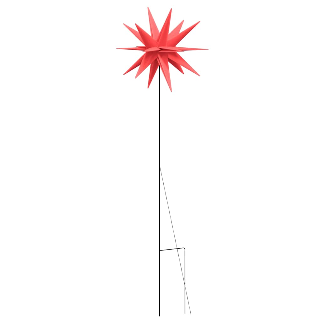 Lumières de Noël avec piquets 3 pcs LED pliable rouge 57 cm - XIOS