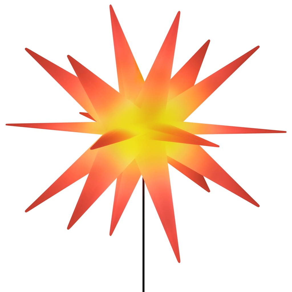 Lumières de Noël avec piquets 3 pcs LED pliable rouge 57 cm - XIOS