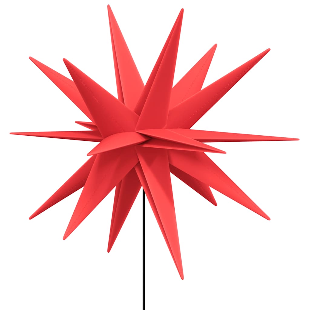 Lumières de Noël avec piquets 3 pcs LED pliable rouge 57 cm - XIOS
