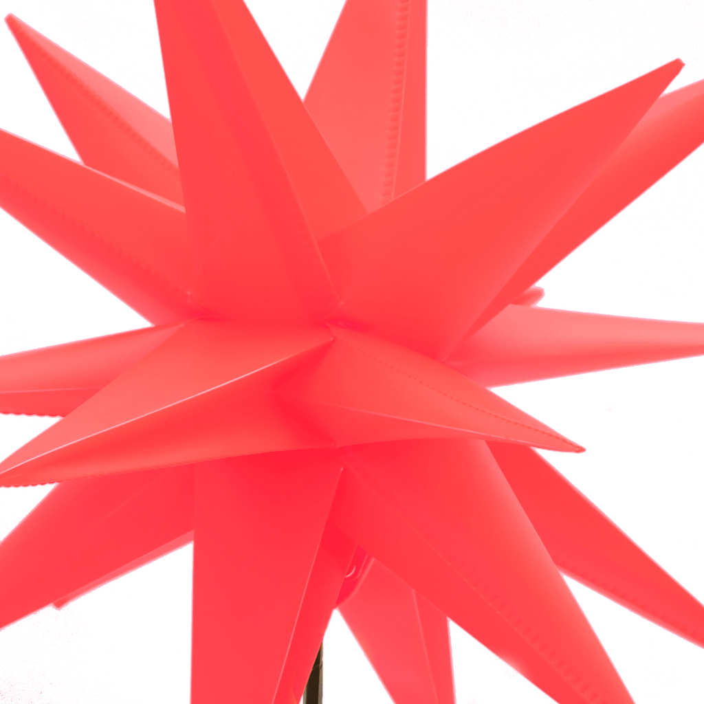 Lumières de Noël avec piquets 3 pcs LED pliable rouge 57 cm - XIOS