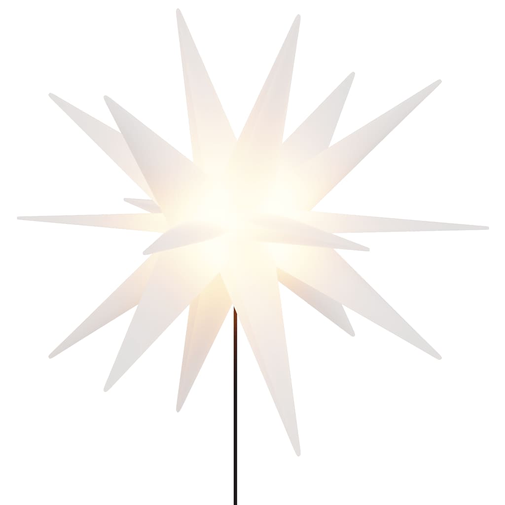 Lumières de Noël avec piquets 3 pcs LED pliable blanc 57 cm - XIOS