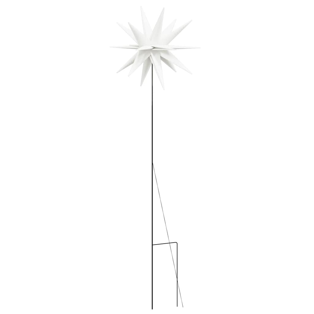 Lumières de Noël avec piquets 3 pcs LED pliable blanc 57 cm - XIOS
