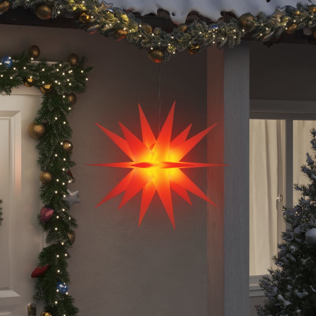 Lumières de Noël avec LED 3 pcs pliable rouge 100 cm - XIOS