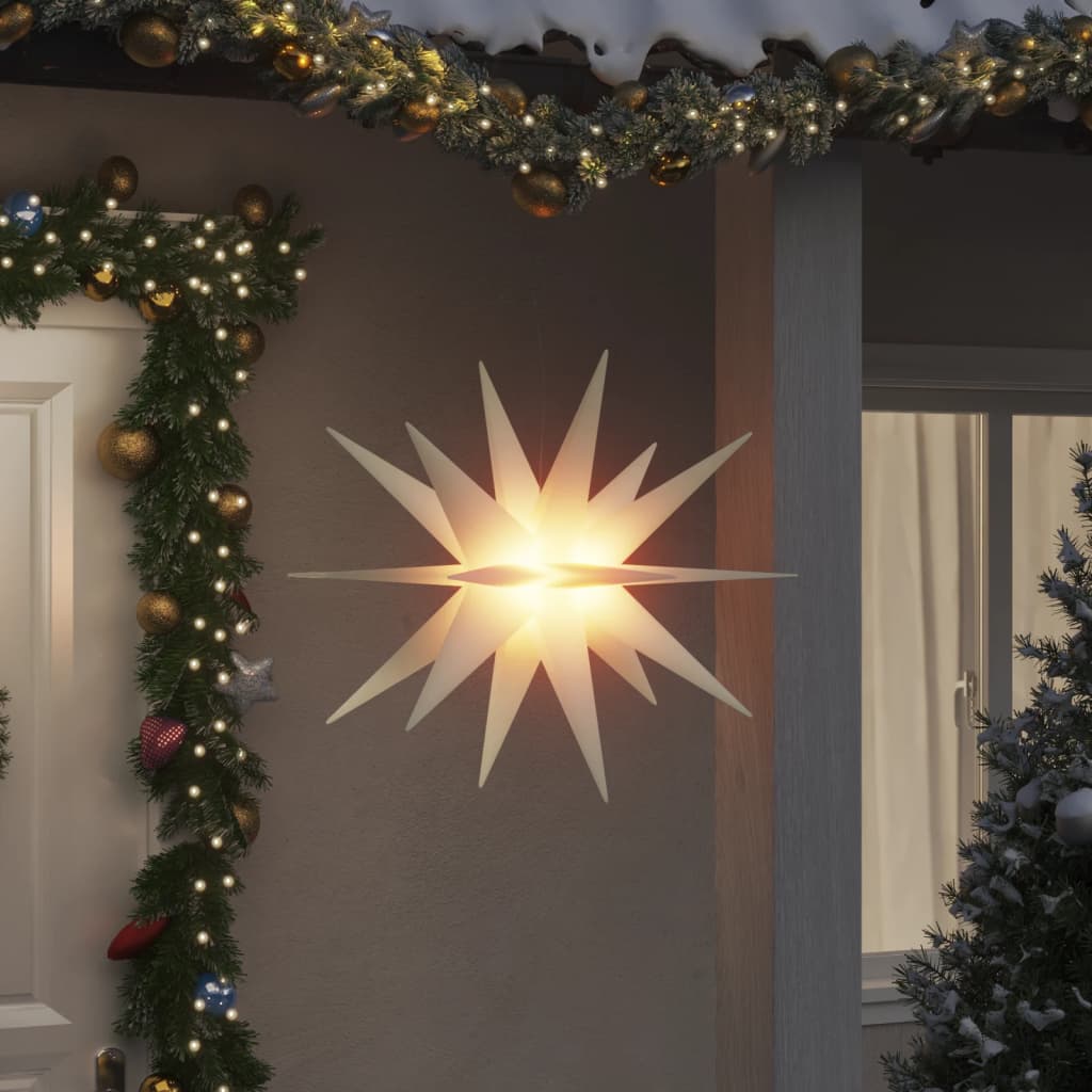 Lumières de Noël avec LED 3 pcs pliable blanc 100 cm - XIOS
