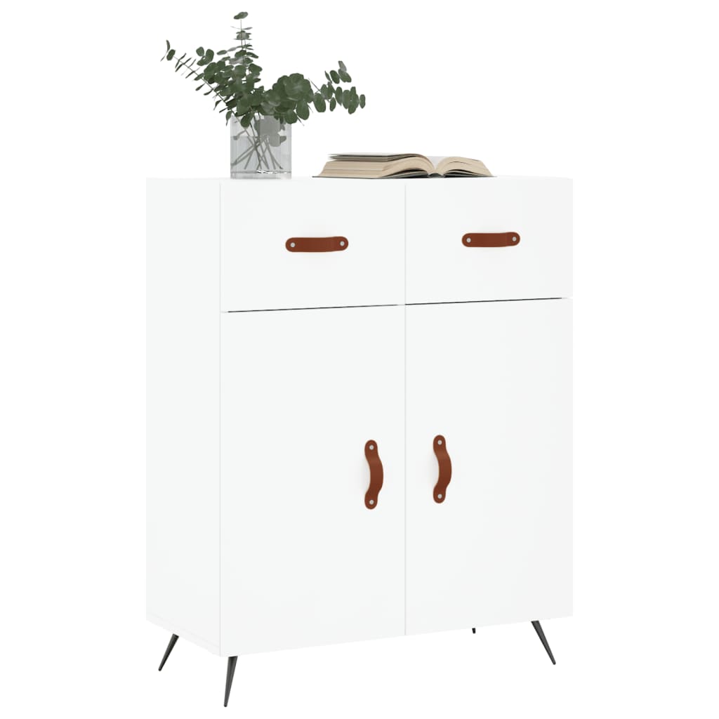 Buffet blanc 69,5x34x90 cm bois d'ingénierie - XIOS