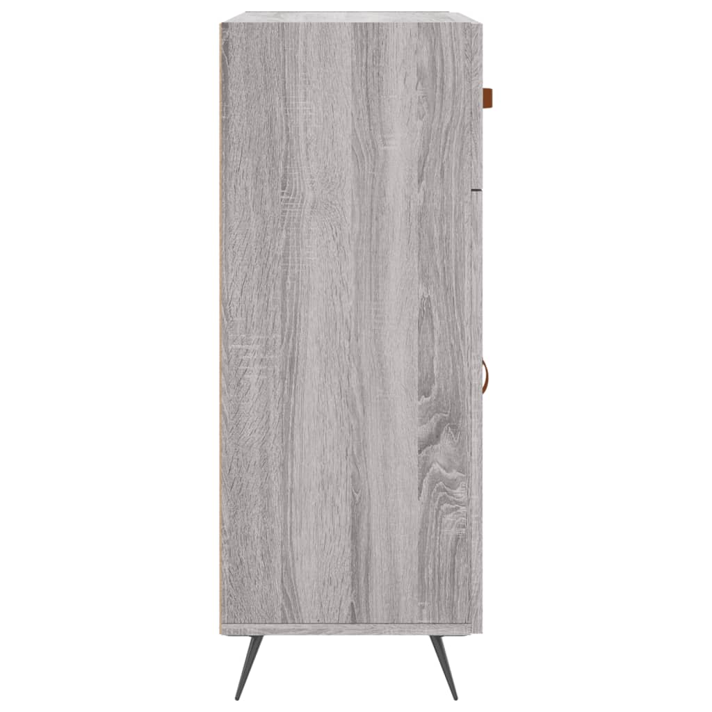 Buffet sonoma gris 69,5x34x90 cm bois d'ingénierie - XIOS