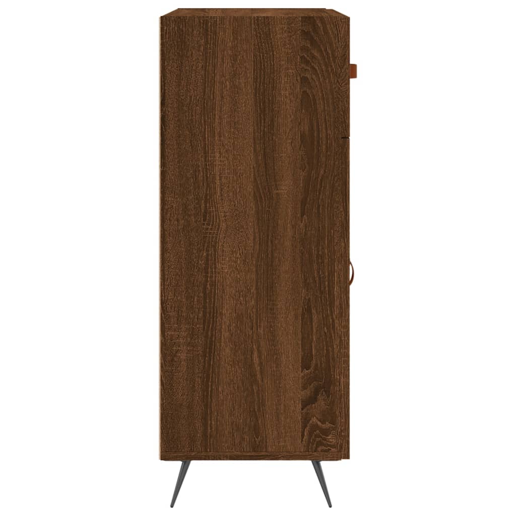 Buffet chêne marron 69,5x34x90 cm bois d'ingénierie - XIOS