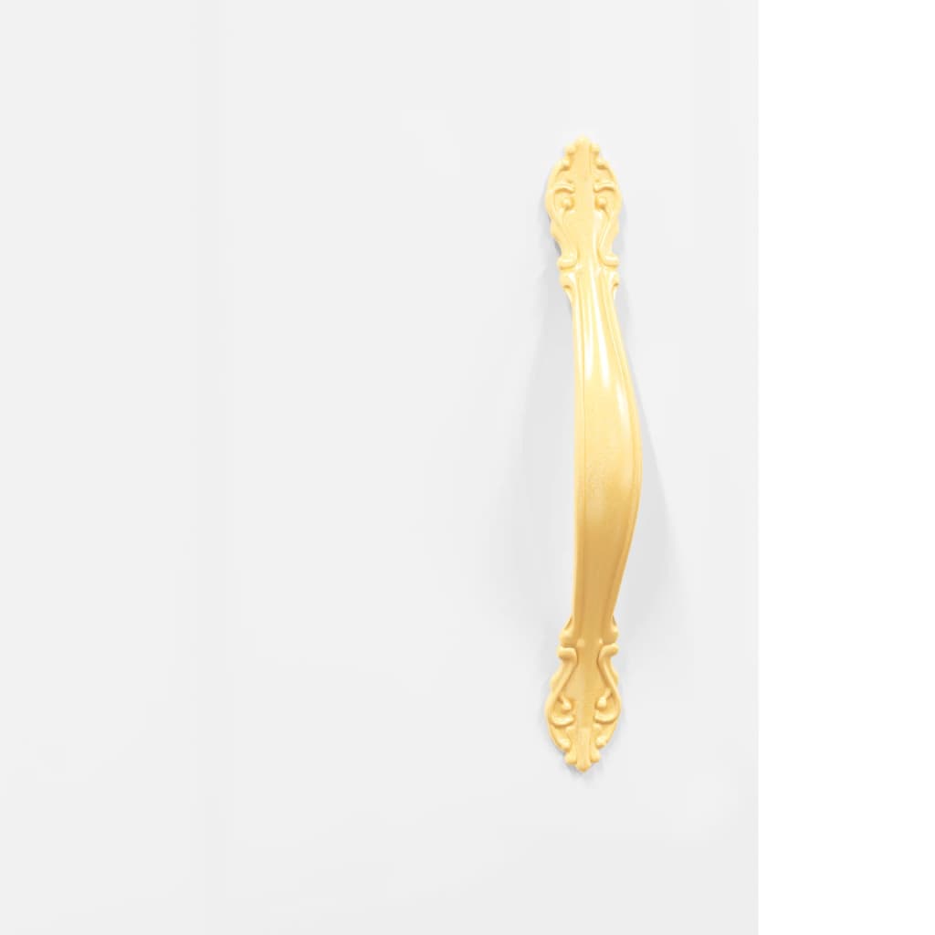 Buffet Blanc brillant 69,5x34x90 cm Bois d'ingénierie - XIOS