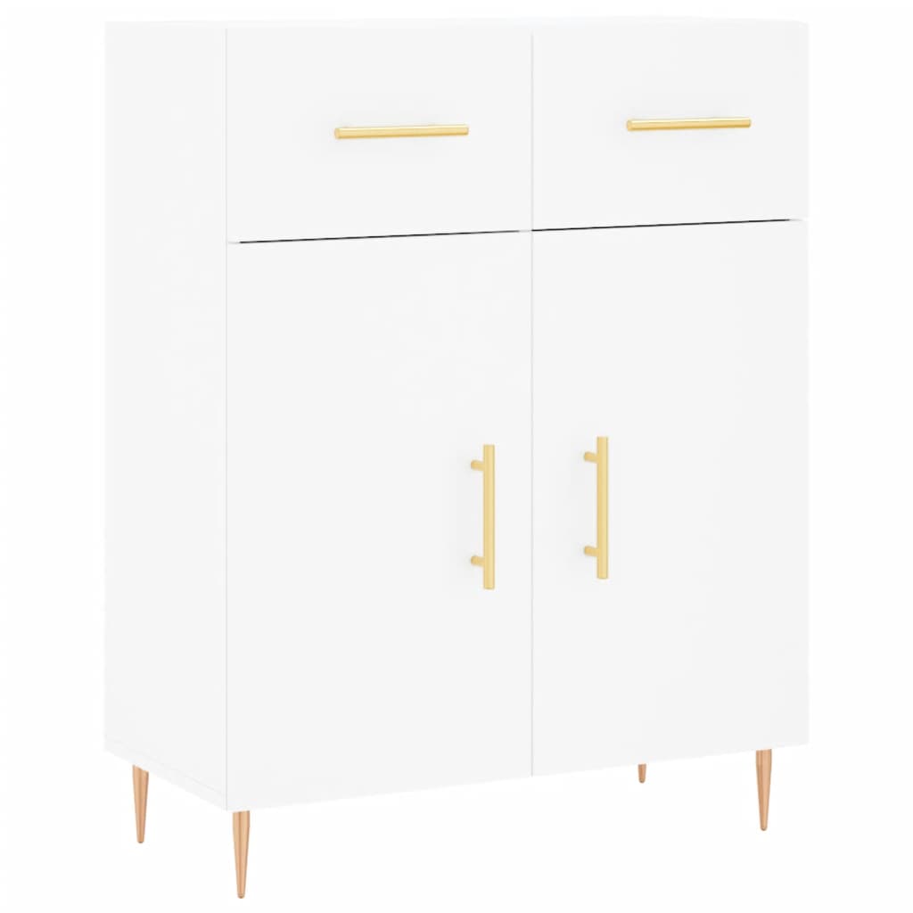 Buffet blanc 69,5x34x90 cm bois d'ingénierie - XIOS
