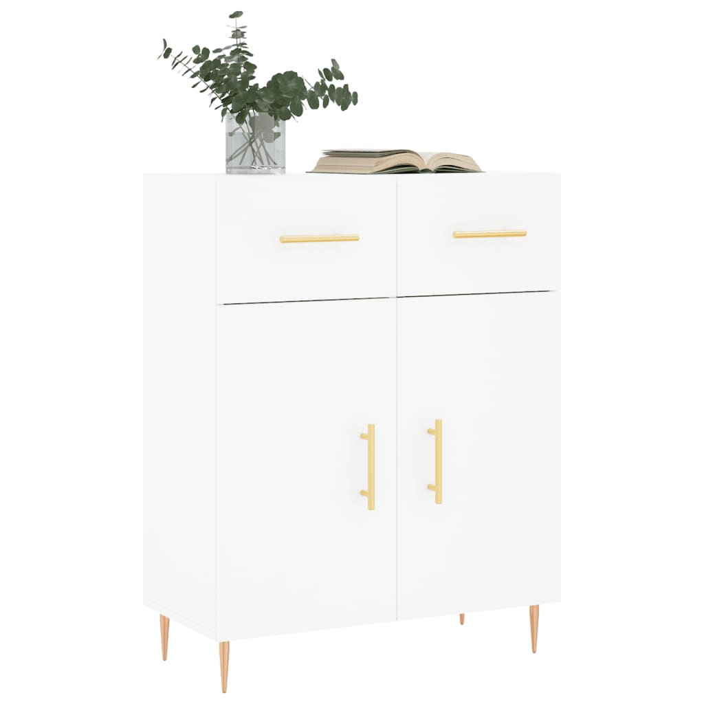 Buffet blanc 69,5x34x90 cm bois d'ingénierie - XIOS