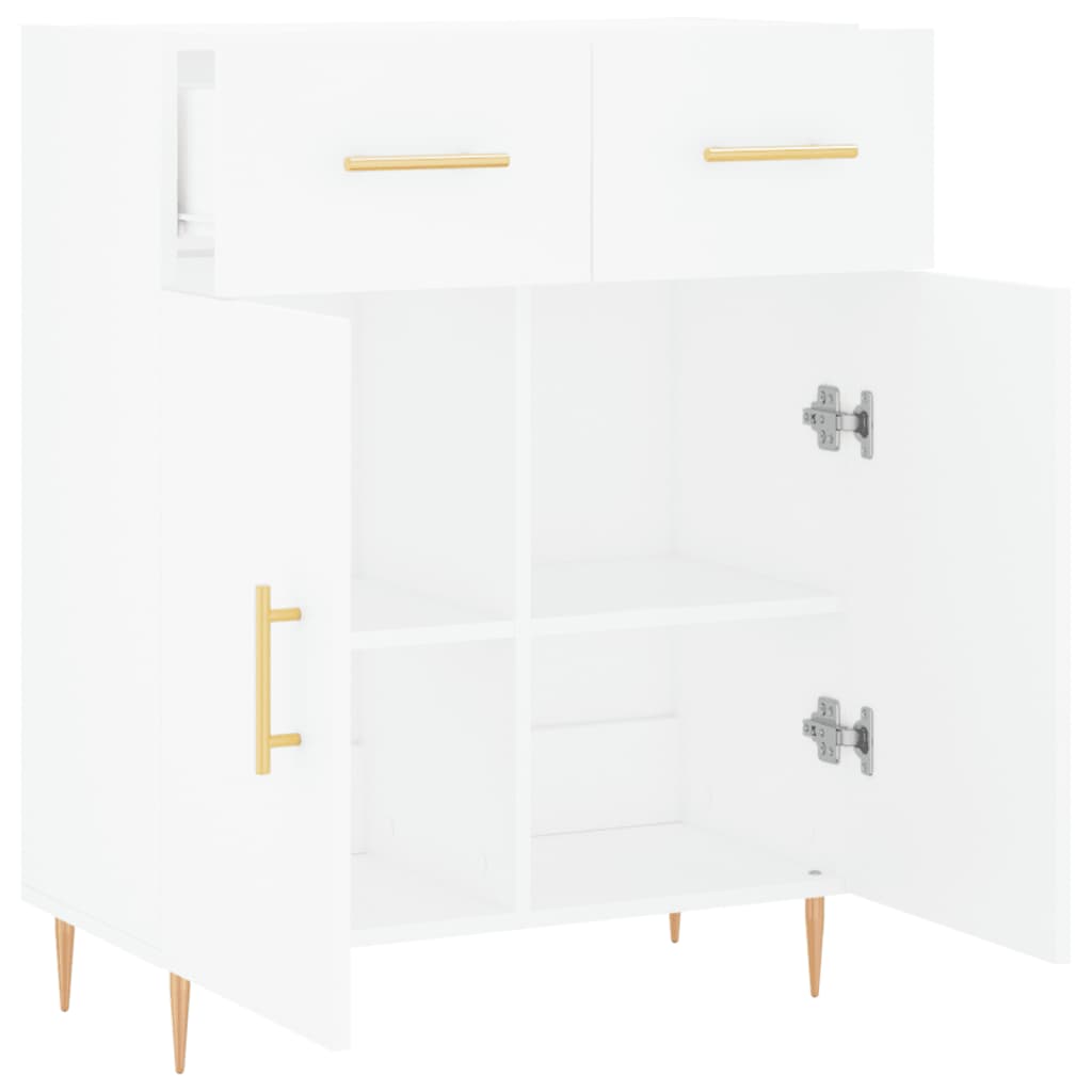 Buffet blanc 69,5x34x90 cm bois d'ingénierie - XIOS