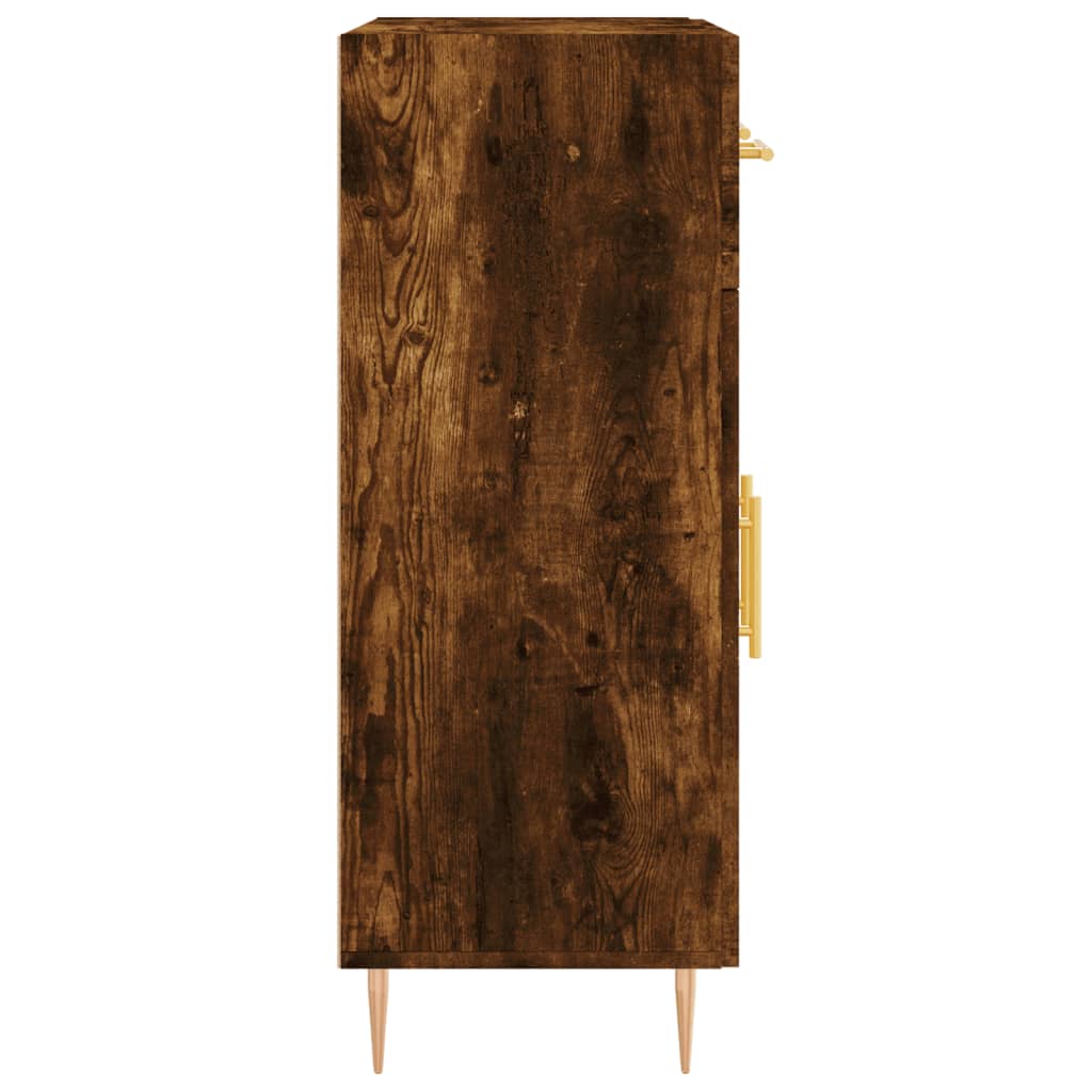 Buffet chêne fumé 69,5x34x90 cm bois d'ingénierie - XIOS