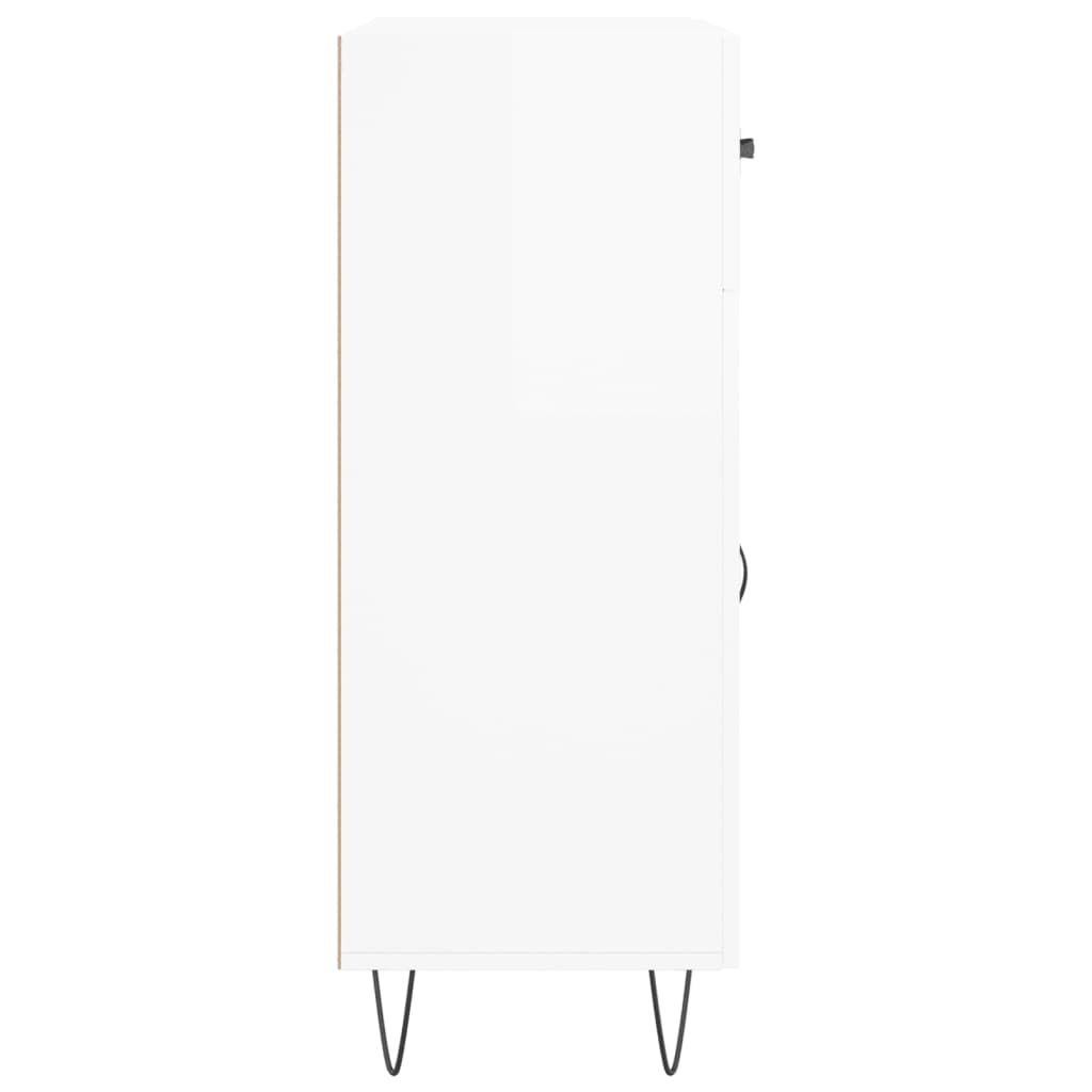 Buffet blanc 69,5x34x90 cm bois d'ingénierie - XIOS
