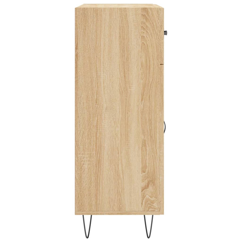 Buffet chêne sonoma 69,5x34x90 cm bois d'ingénierie - XIOS